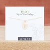 Birth Flower Necklace