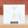 Birth Flower Necklace