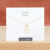Birth Flower Necklace