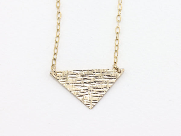 Minimalist Triangle Necklace