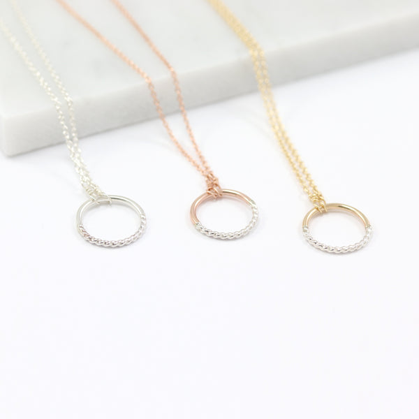 Mini Circle Necklace