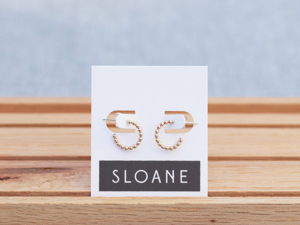 Sequin Hoop Earrings