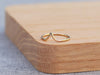 Tiny Peak Stacking Ring