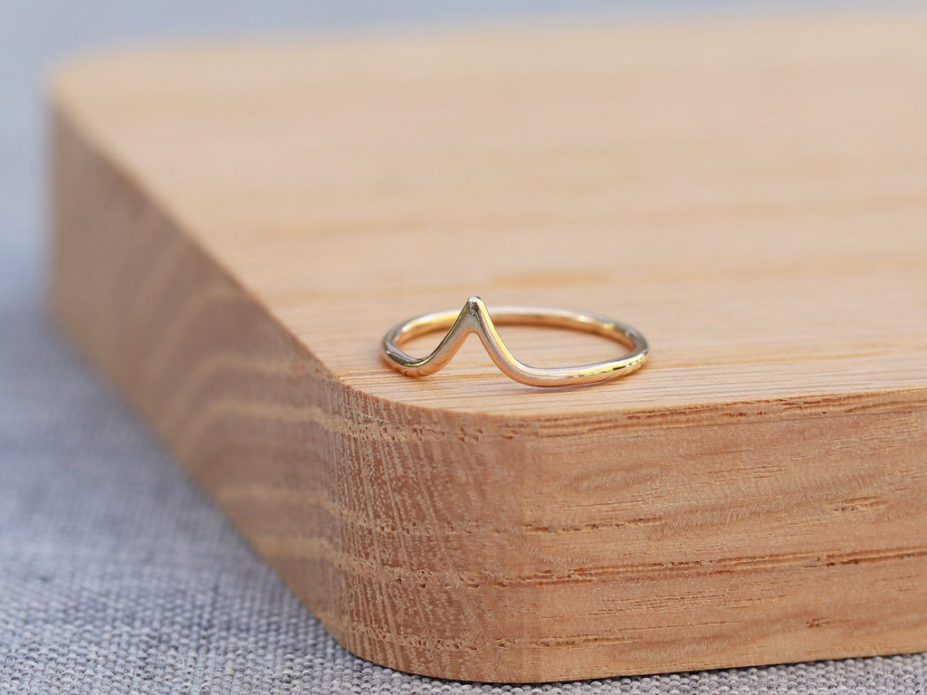 Tiny Peak Stacking Ring