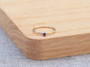 Dainty Gold Birthstone Ring