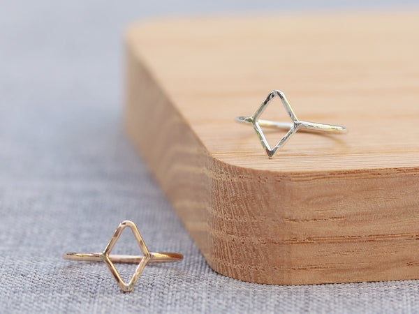 Tiny Diamond Stacking Ring