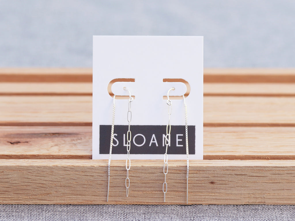 Paperclip Threader Earrings