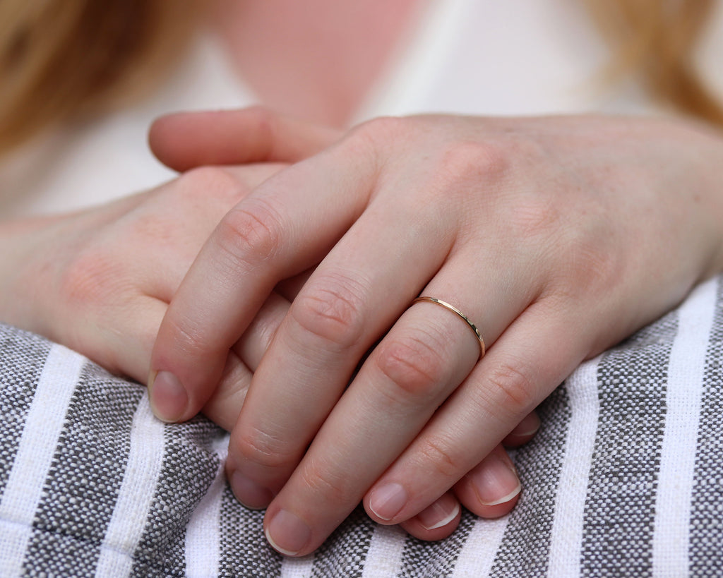 Super Thin Stacking Ring