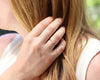 Dainty Moonstone Ring