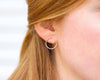 Open Circle Earrings