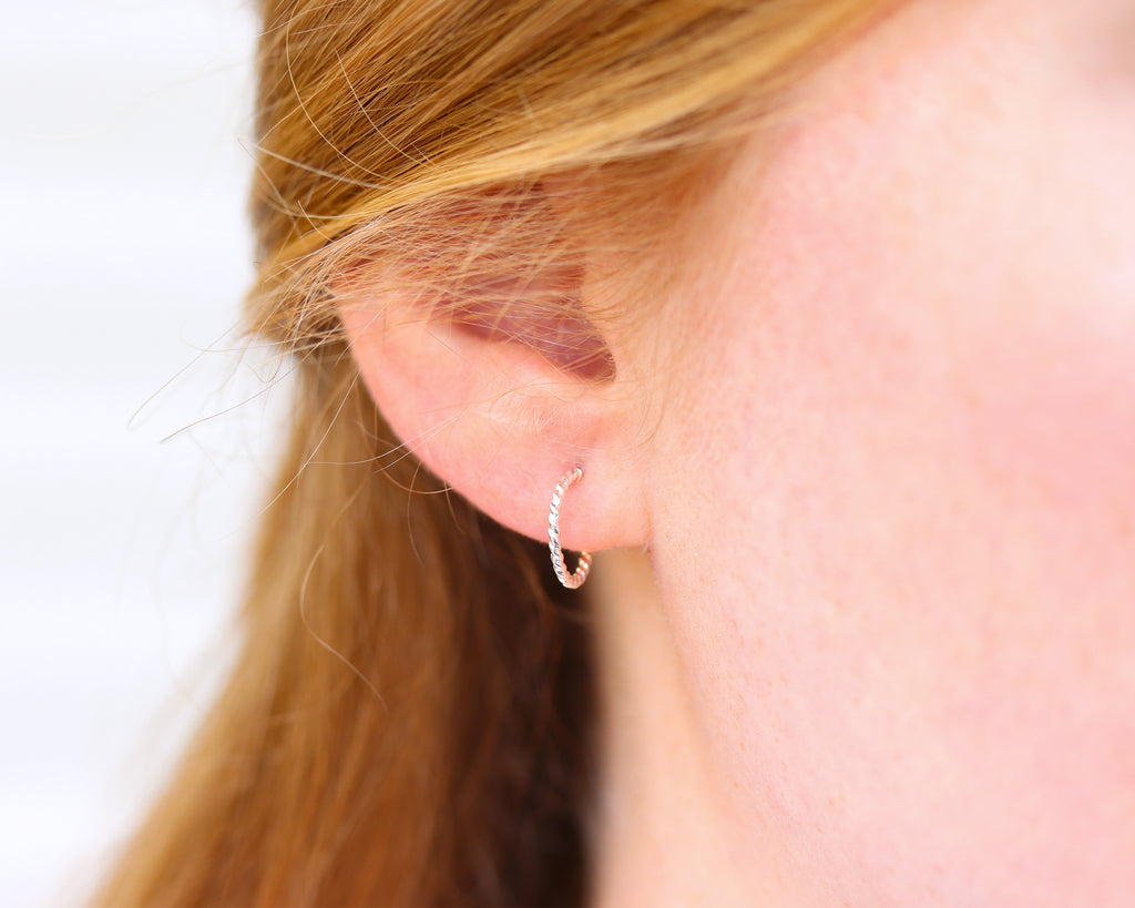 Twisted Everyday Hoop Earrings
