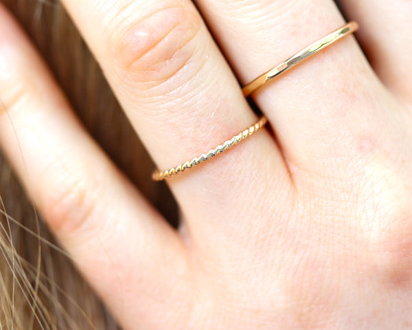 Twisted Stacking Ring