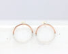 Open Circle Earrings