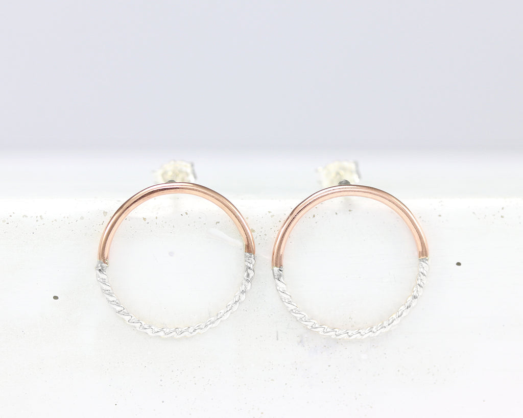 Open Circle Earrings