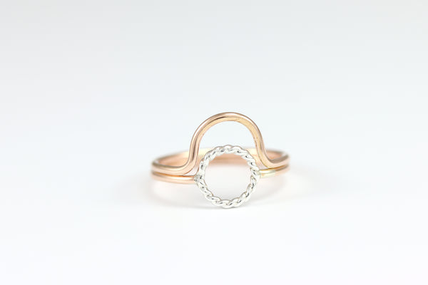Circle Ring Set of 2