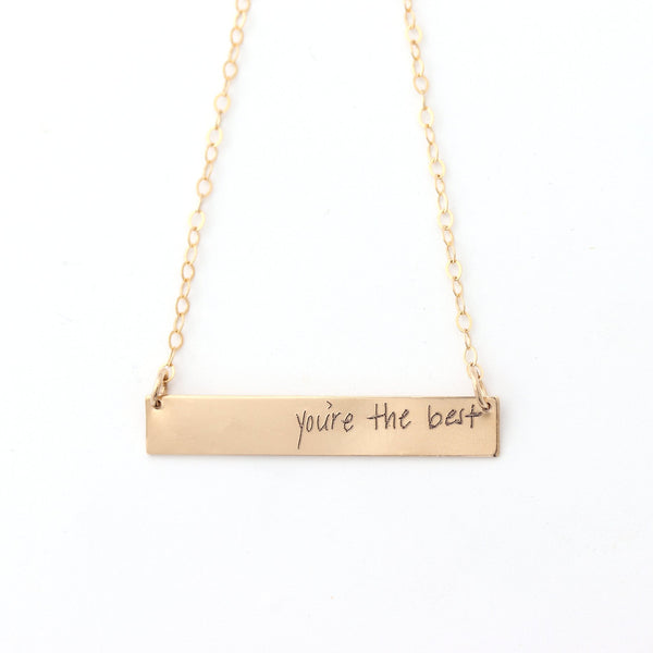 Personalized Handwriting Necklace