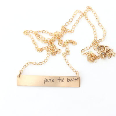 Personalized Handwriting Necklace