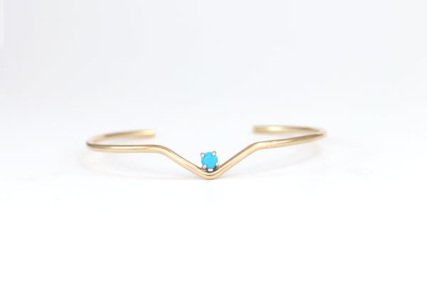 Chevron Gem Cuff