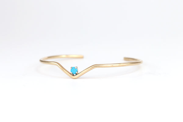 Chevron Gem Cuff