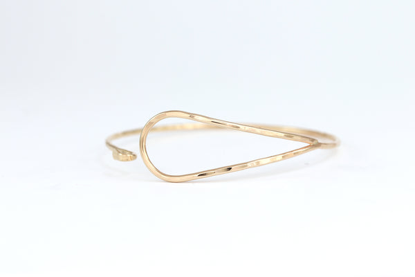 Teardrop Bangle Bracelet