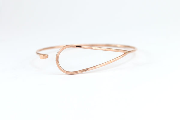 Teardrop Bangle Bracelet