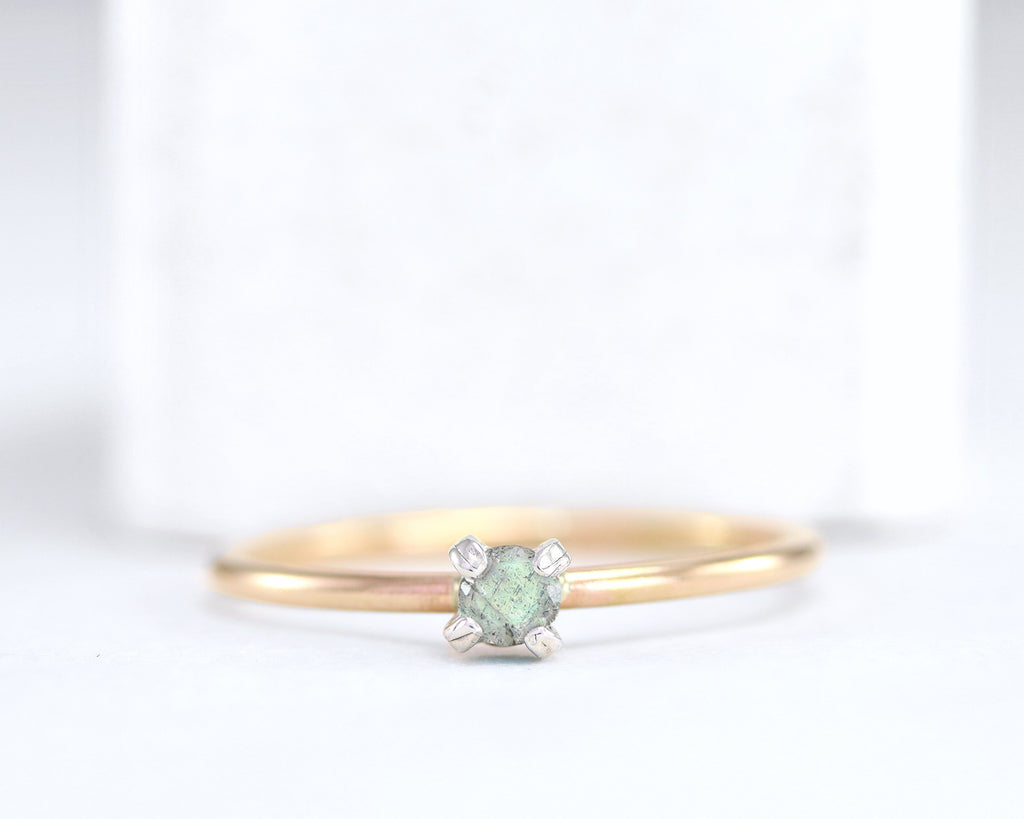 Dainty Labradorite Ring
