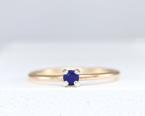 Dainty Lapis Lazuli Ring