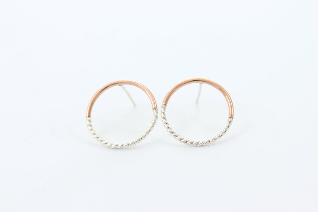 Open Circle Earrings