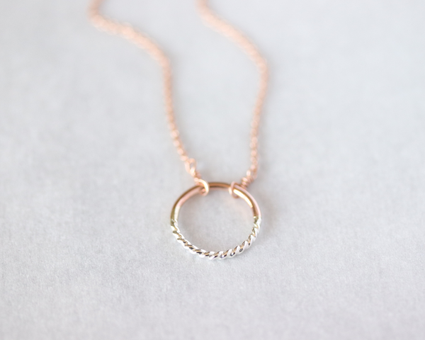Mini Circle Necklace