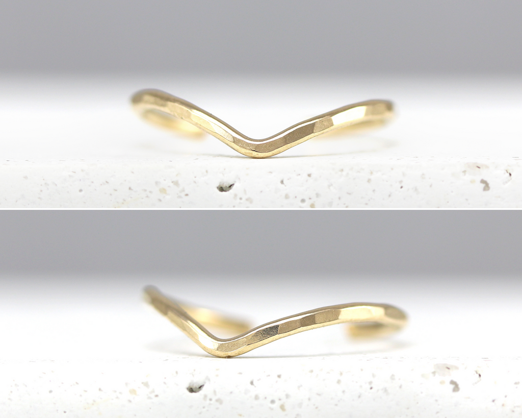 Chevron Toe Ring, Set of 2