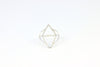 Deco Open Weave Ring