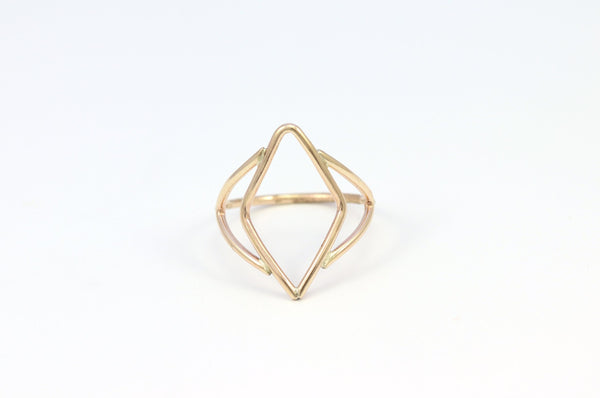 Deco Open Weave Ring