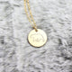 Bear Disc Necklace