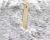 Morse Code Vertical Bar Necklace