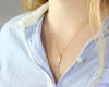 Roman Numeral Vertical Bar Necklace