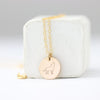 Wolf Disc Necklace