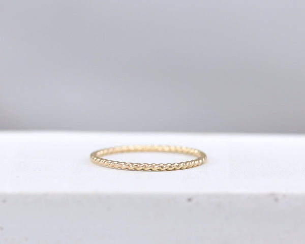 Twisted Stacking Ring