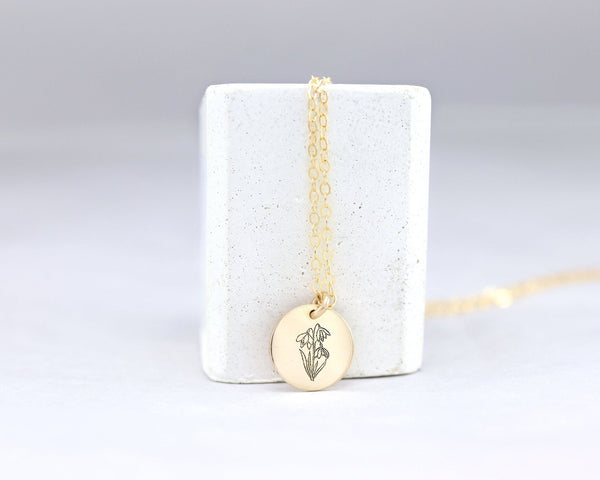 Birth Flower Necklace