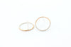Open Circle Earrings