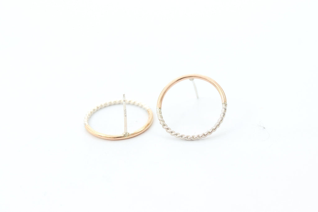 Open Circle Earrings