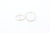 Open Circle Earrings
