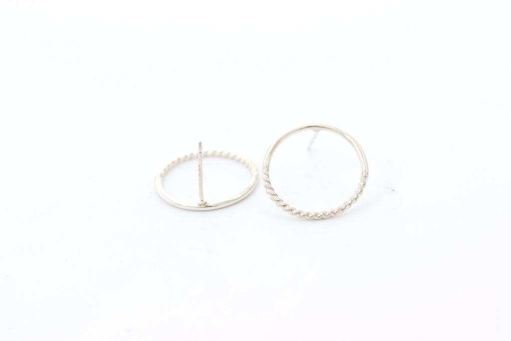Open Circle Earrings
