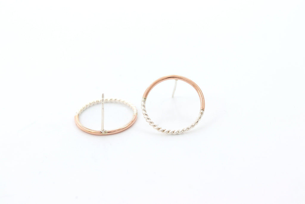 Open Circle Earrings