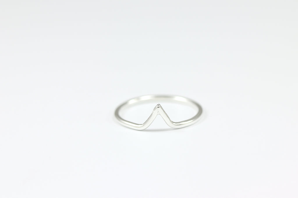 Tiny Peak Stacking Ring