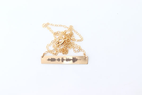 Heartbeat Sound Wave Necklace