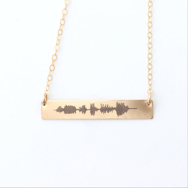 Heartbeat Sound Wave Necklace