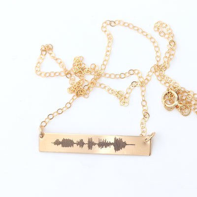 Heartbeat Sound Wave Necklace